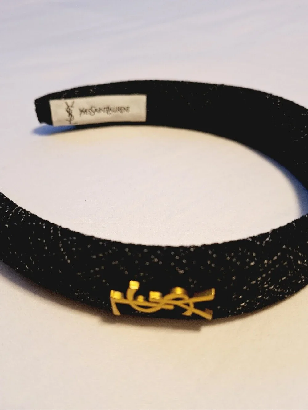 LOGO BLACK TWEED HEADBAND - NEW